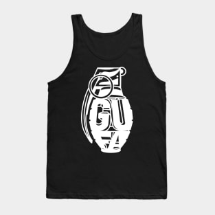 GUFA Grenade WHITE LG Tank Top